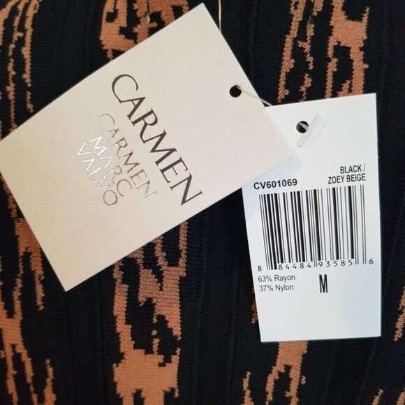Carmen Marc Valvo Knit Dress- NWT-ladies medium - Picture 2 of 3